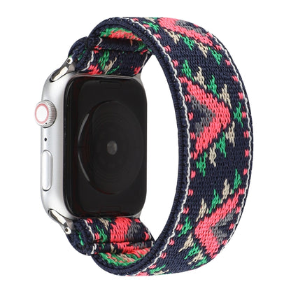 Bracelet de rechange en nylon, For Apple Watch Series 7  41mm / & 6 & SE & 5 & 4 40mm, For Apple Watch Series  7  45mm / & 6 & SE & 5 & 4 44mm