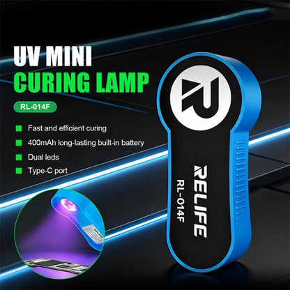 Lampe UV miniature rechargeable RELIFE RL-014F à double bande LED 395 nm