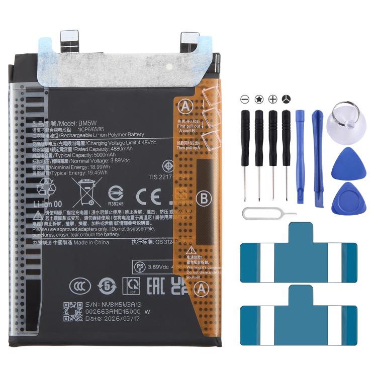Batteriebatteriepileaccumulateurs, For Redmi Note 15 5800mAh BN6C, For Redmi Note 15 Pro 5G 7000mAh BN71, For Redmi 15 4G/5G/Poco M7 4G 7000mAh BN70, For Redmi 15C 4G 2024 6000mAh BN68, For Redmi K80 Ultra 7410mAh BM6F                                  ...