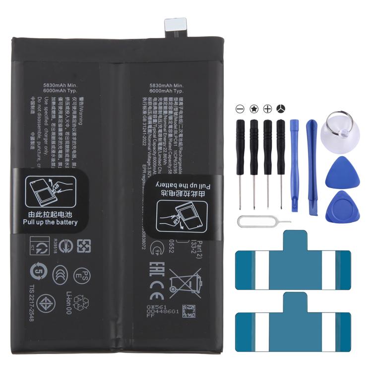 Batteriebatteriepileaccumulateurs, For OPPO Reno14 F 5G CPH2743 6000mAh BLPC61, For OPPO Reno14 5840mAh BLPC29