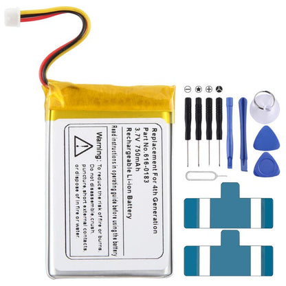 Batteriebatteriepileaccumulateurs, For iPod Touch 5th Gen A1421 1030mAh 616-0621, For iPod Touch 4th Gen 930mAh 3.7V 616-0552, For iPod nano 4 A1285 350mAh 616-0406, For iPod 4th Gen, For iPod 4th/Photo/U2 A1059/A1099 1100mAh 616-0206