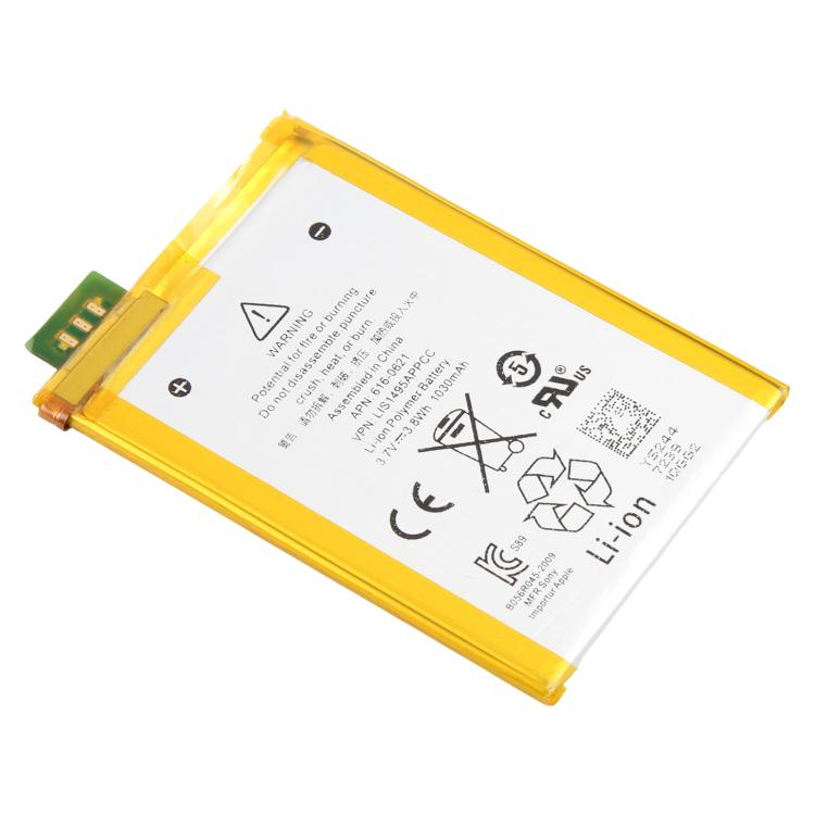 Batteriebatteriepileaccumulateurs, For iPod Touch 5th Gen A1421 1030mAh 616-0621, For iPod Touch 4th Gen 930mAh 3.7V 616-0552, For iPod nano 4 A1285 350mAh 616-0406, For iPod 4th Gen, For iPod 4th/Photo/U2 A1059/A1099 1100mAh 616-0206