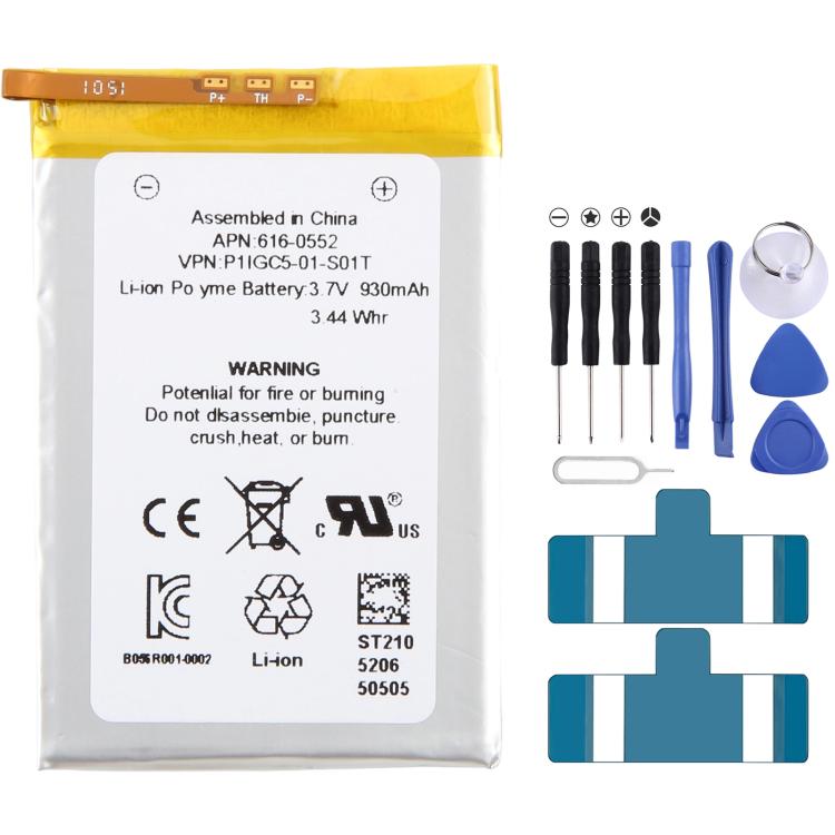 Batteriebatteriepileaccumulateurs, For iPod Touch 5th Gen A1421 1030mAh 616-0621, For iPod Touch 4th Gen 930mAh 3.7V 616-0552, For iPod nano 4 A1285 350mAh 616-0406, For iPod 4th Gen, For iPod 4th/Photo/U2 A1059/A1099 1100mAh 616-0206
