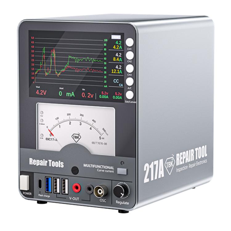 Alimentation CC régulée incurvée TBK 217A 30 V / 5 A à 3 canaux avec affichage hyperbolique, US Plug, UK Plug, EU Plug, AU Plug