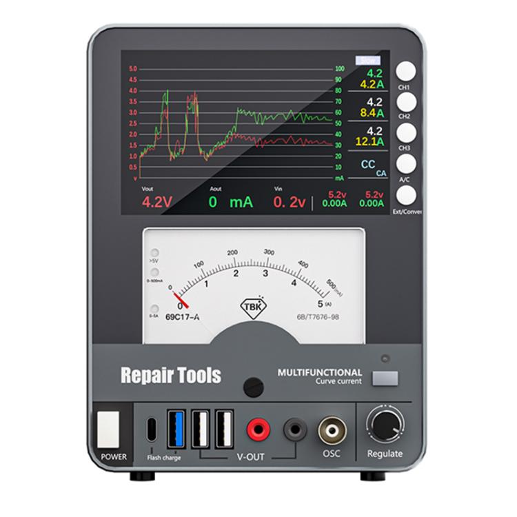 Alimentation CC régulée incurvée TBK 217A 30 V / 5 A à 3 canaux avec affichage hyperbolique, US Plug, UK Plug, EU Plug, AU Plug