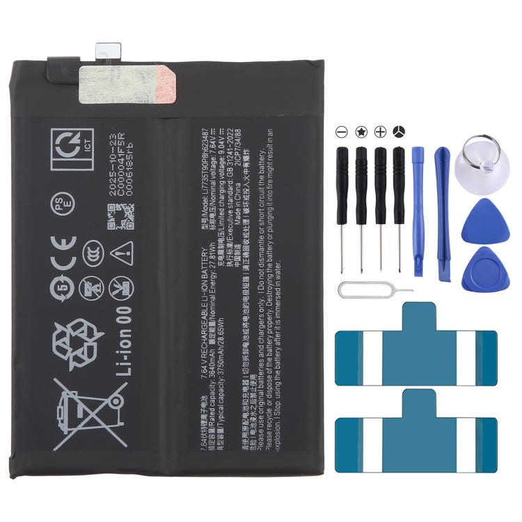 Batterie 3750 mAh Li7735T90P8h623487 pour ZTE nubia RedMagic 10S Pro+