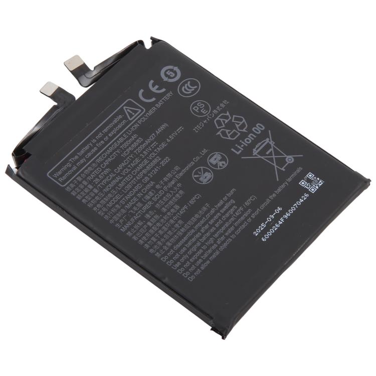 Batterie Li3970T45P8H856862 7200 mAh pour ZTE nubia Z80 Ultra NX741J