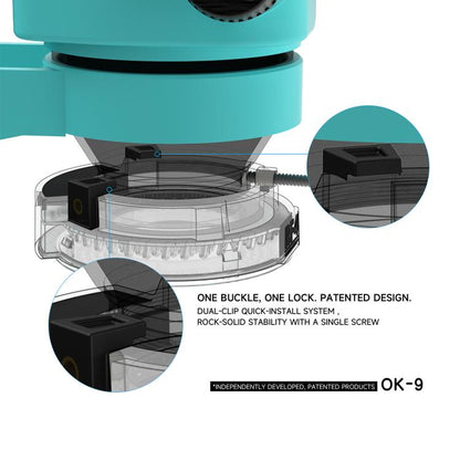 Anneau lumineux LED réglable RF4 OK-9 à 144 LED pour microscope stéréo binoculaire/trinoculaire, OK-9