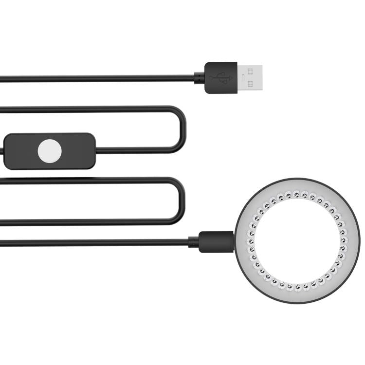RF4 Kslid OK-13 Anneau lumineux LED réglable à 35 LED pour microscope stéréo binoculaire/trinoculaire, OK-13