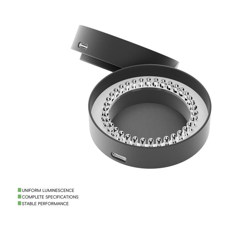 RF4 Kslid OK-13 Anneau lumineux LED réglable à 35 LED pour microscope stéréo binoculaire/trinoculaire, OK-13