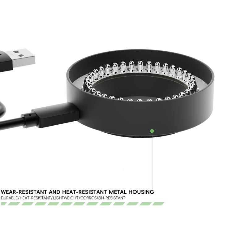 RF4 Kslid OK-13 Anneau lumineux LED réglable à 35 LED pour microscope stéréo binoculaire/trinoculaire, OK-13