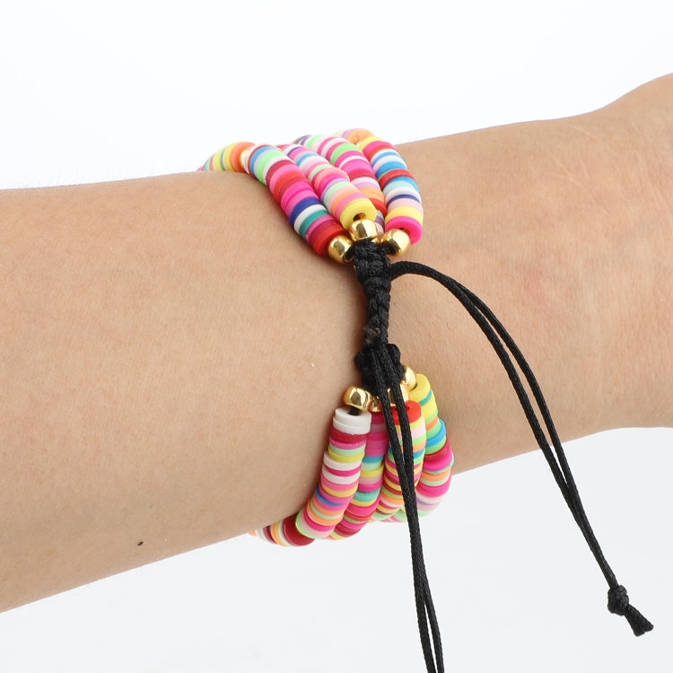 Bracelet perlé en céramique souple de style bohème pour Apple Series 6 & SE & 5 & 4 44mm / 3 & 2 & 1 42mm, For Apple Series 7 45mm / 6 & SE & 5 & 4 44mm / 3 & 2 & 1 42mm