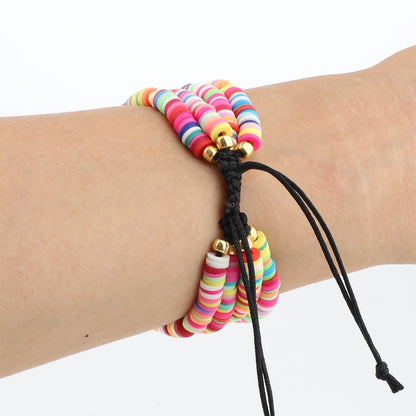 Bracelet perlé en céramique souple de style bohème pour Apple Series 6 & SE & 5 & 4 44mm / 3 & 2 & 1 42mm, For Apple Series 7 45mm / 6 & SE & 5 & 4 44mm / 3 & 2 & 1 42mm