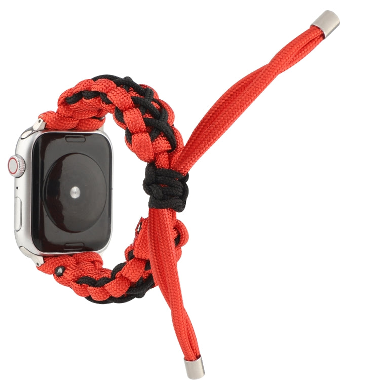 Sangle tressée pour parapluie, For Apple Series 7 41mm / 6 & SE & 5 & 4 40mm / 3 & 2 & 1 38mm, For Apple Series 7 45mm / 6 & SE & 5 & 4 44mm / 3 & 2 & 1 42mm
