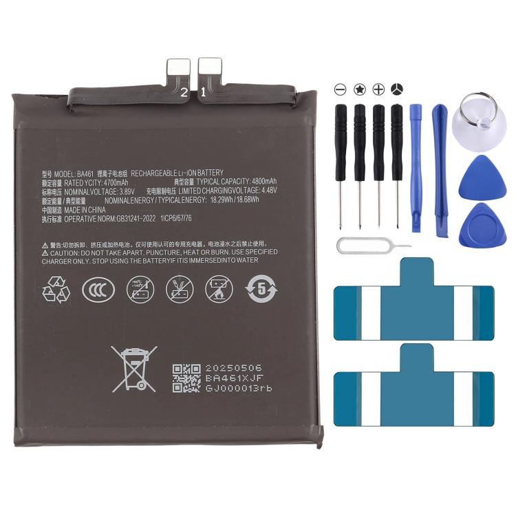 Batteriebatteriepileaccumulateurs, For Meizu 21 Pro M481S 5050mAh BA481, For Meizu 21 M461Q 4700mAh BA461, For Meizu 20 Pro M391Q 5000mAh BA391