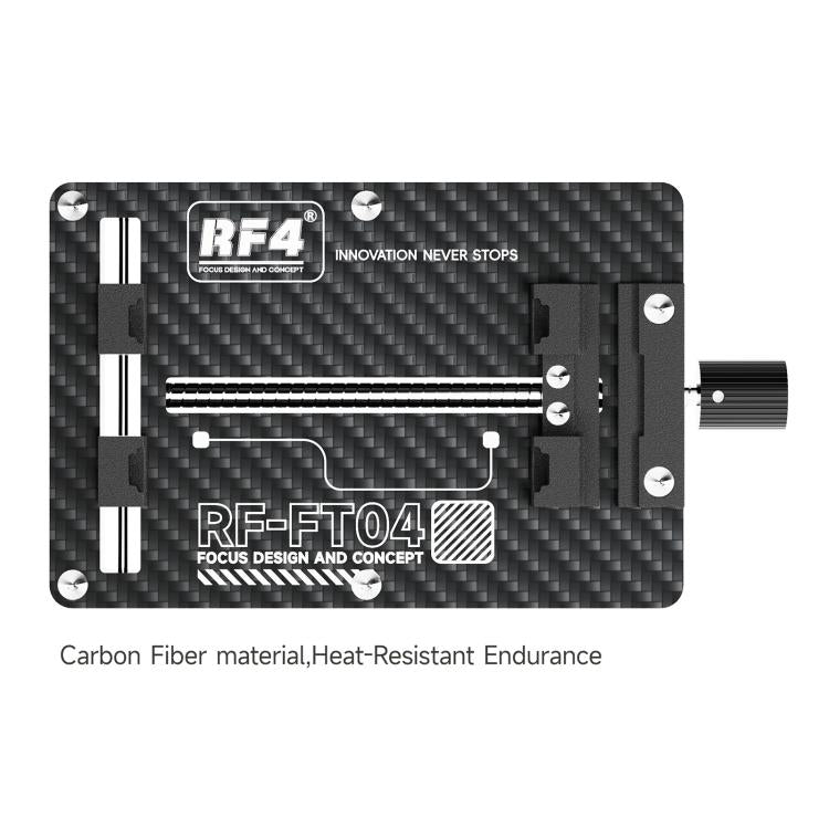 RF4 RF-FT04 Banc de réparation de carte mère en fibre de carbone haute température à un axe et double coulissement, RF-FT04