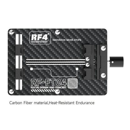 RF4 RF-FT04 Banc de réparation de carte mère en fibre de carbone haute température à un axe et double coulissement, RF-FT04