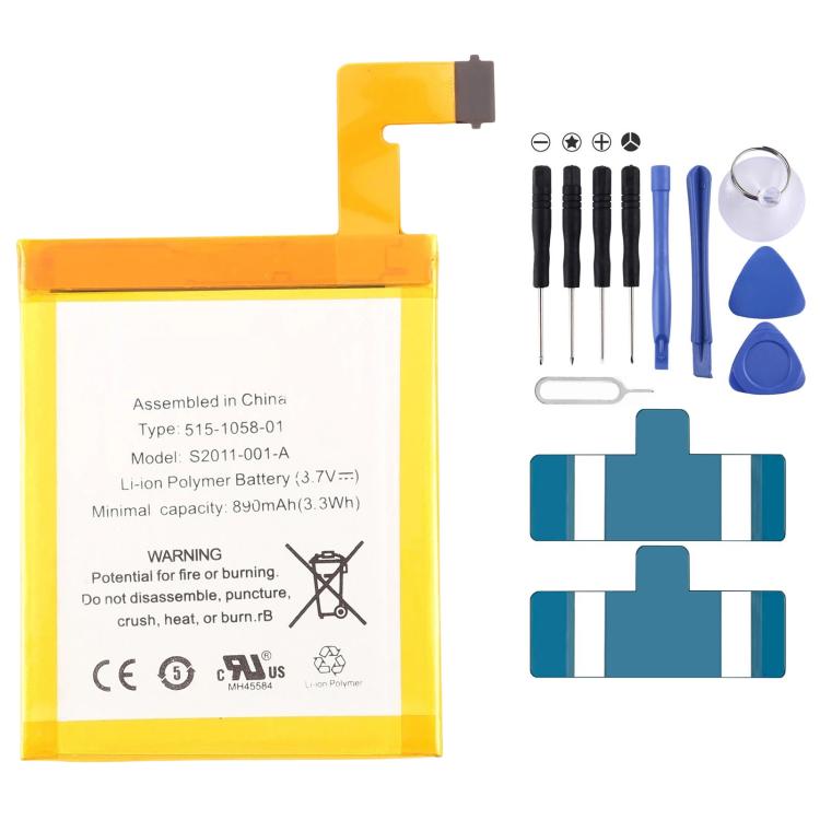 Batteriebatteriepileaccumulateurs, For Amazon Kindle 4/5/6 D01100 890mAh S2011-001-A