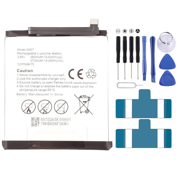 Batterie 3800 mAh G007 pour General Mobile GM 9 Pro / GM8 Go Dual / GM6 / G006, For General Mobile GM 9 Pro / GM8 Go Dual / GM6 / G006 3800mAh