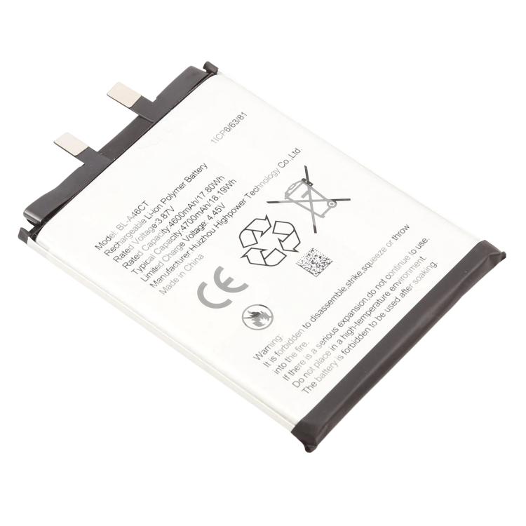 Batterie BL-A46CT 4700 mAh pour General Mobile GM 20 Pro / GM 9 Pro, For General Mobile GM 20 Pro / GM 9 Pro 4700mAh