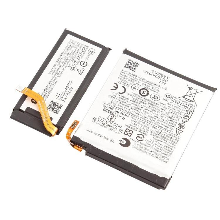 Batterie pour Motorola Razr+ 2024 XT2451-4 2950 mAh / 1050 mAh QR30 / QR10