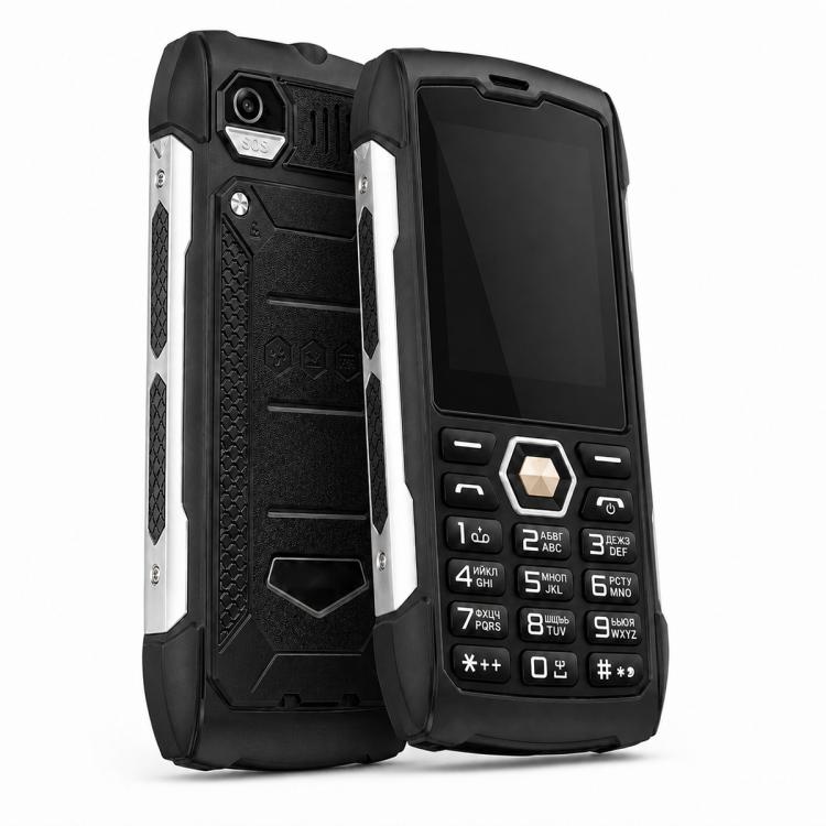 Téléphone durci HP288 IP68, écran 2,8 pouces, batterie 4000 mAh, réseau : 2G, Bluetooth, radio FM, SOS, lampe torche, clavier russe, EU Plug, US Plug, UK Plug, AU Plug
