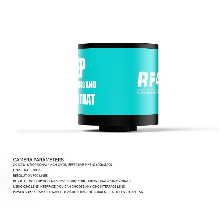 Caméra haute résolution réglable RF4 RF-2KC8 Lite 1080P HD pour microscope stéréo trinoculaire, RF4 RF-2KC8 Lite