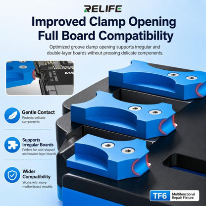 Dispositif de réparation à double pince intégrée RELIFE TF6 compatible avec les cartes mères double couche / non standard