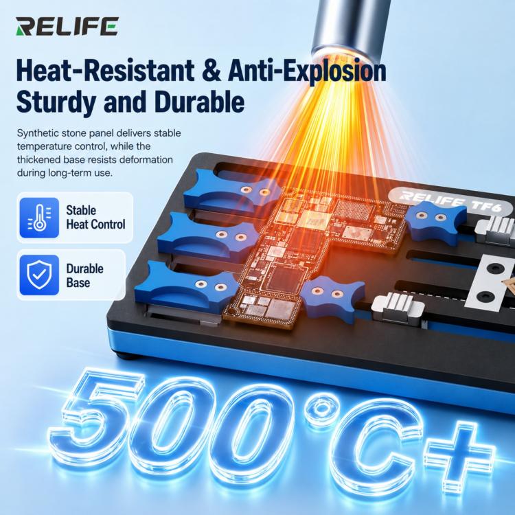 Dispositif de réparation à double pince intégrée RELIFE TF6 compatible avec les cartes mères double couche / non standard