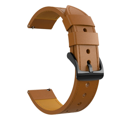 Pour Samsung Galaxy Watch 3 45mm ligne de trou rond bracelet de remplacement en cuir véritable bracelet de montre