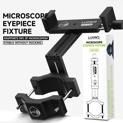 Support d'oculaire télescopique réglable en aluminium LUOWEI LW-318, LUOWEI LW-318
