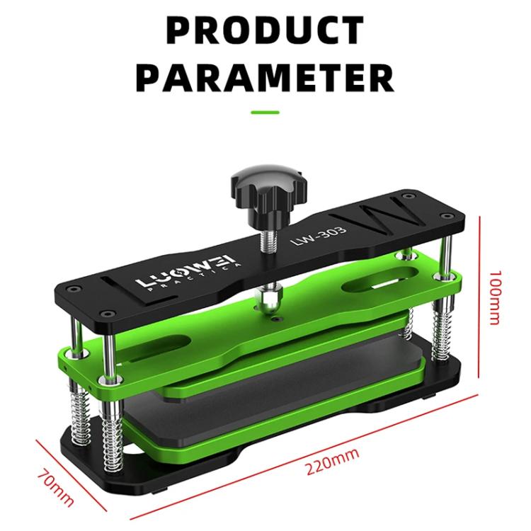 Dispositif de maintien de pression et de remplissage de joints pour écrans rotatifs à 360° LUOWEI LW-303
