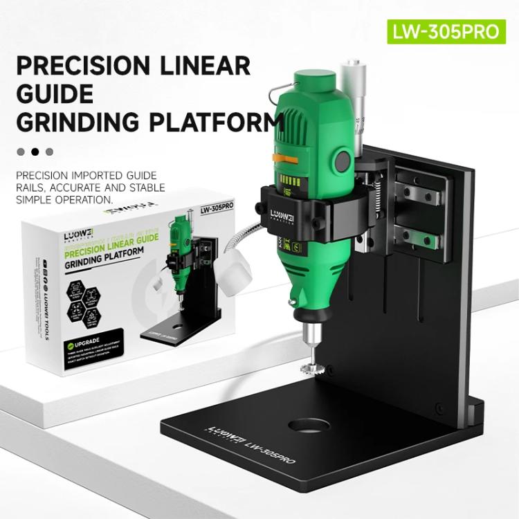 Plateforme de rectification multifonctionnelle LUOWEI LW-305Pro pour écrans, circuits intégrés et caméras, avec guide linéaire, EU Plug