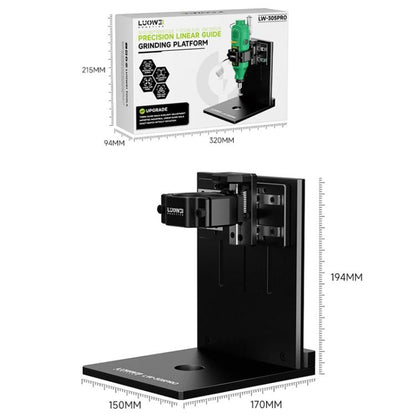 Plateforme de rectification multifonctionnelle LUOWEI LW-305Pro pour écrans, circuits intégrés et caméras, avec guide linéaire, EU Plug