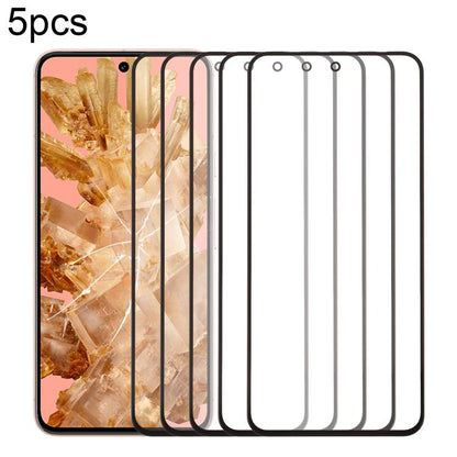 Lot de 5 lentilles de protection d'écran avant en verre avec adhésif optiquement transparent OCA, For Google Pixel 10 Pro XL, For Google Pixel 10 Pro, For Google Pixel 10, For Google Pixel 9a, For Google Pixel 9 Pro XL, For Google Pixel 9 Pro          ...