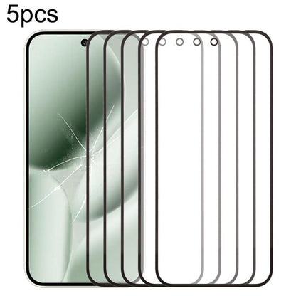 Lot de 5 lentilles de protection d'écran avant en verre avec adhésif optiquement transparent OCA, For Google Pixel 10 Pro XL, For Google Pixel 10 Pro, For Google Pixel 10, For Google Pixel 9a, For Google Pixel 9 Pro XL, For Google Pixel 9 Pro          ...