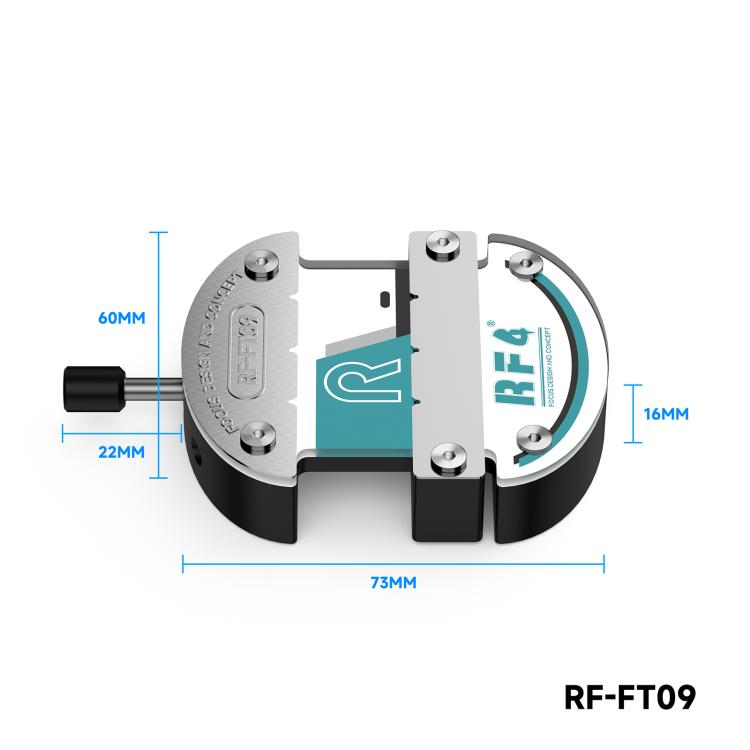 Dispositif de réparation universel RF4 RF-FT09 à structure planaire sans piste pour le dégommage des puces de processeur et de circuits intégrés., RF-FT09