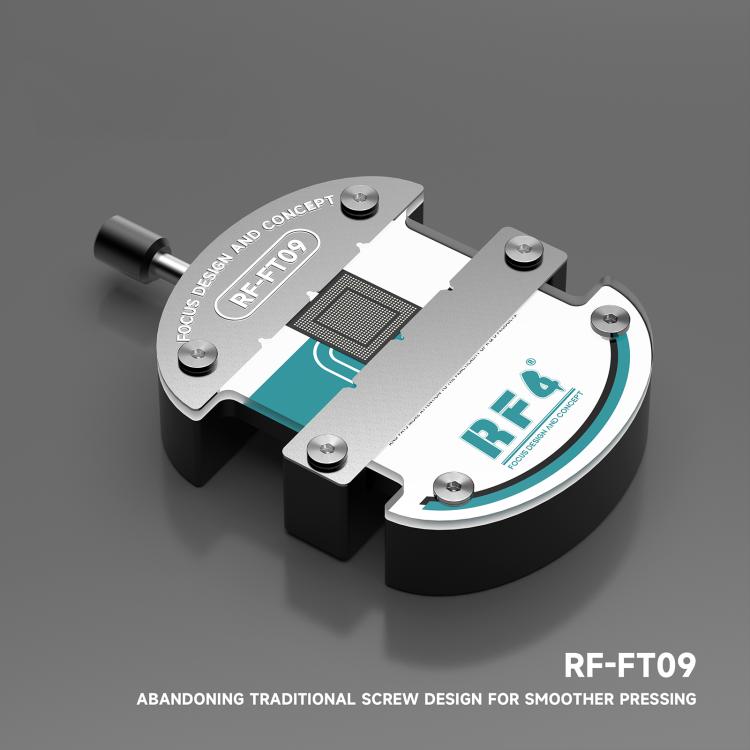 Dispositif de réparation universel RF4 RF-FT09 à structure planaire sans piste pour le dégommage des puces de processeur et de circuits intégrés., RF-FT09