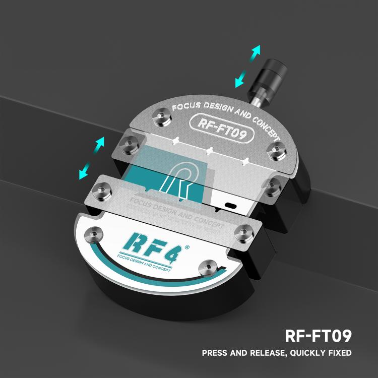 Dispositif de réparation universel RF4 RF-FT09 à structure planaire sans piste pour le dégommage des puces de processeur et de circuits intégrés., RF-FT09