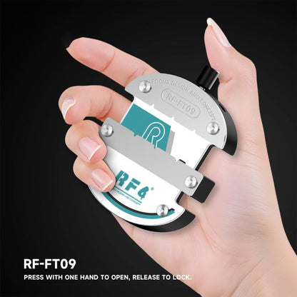 Dispositif de réparation universel RF4 RF-FT09 à structure planaire sans piste pour le dégommage des puces de processeur et de circuits intégrés., RF-FT09