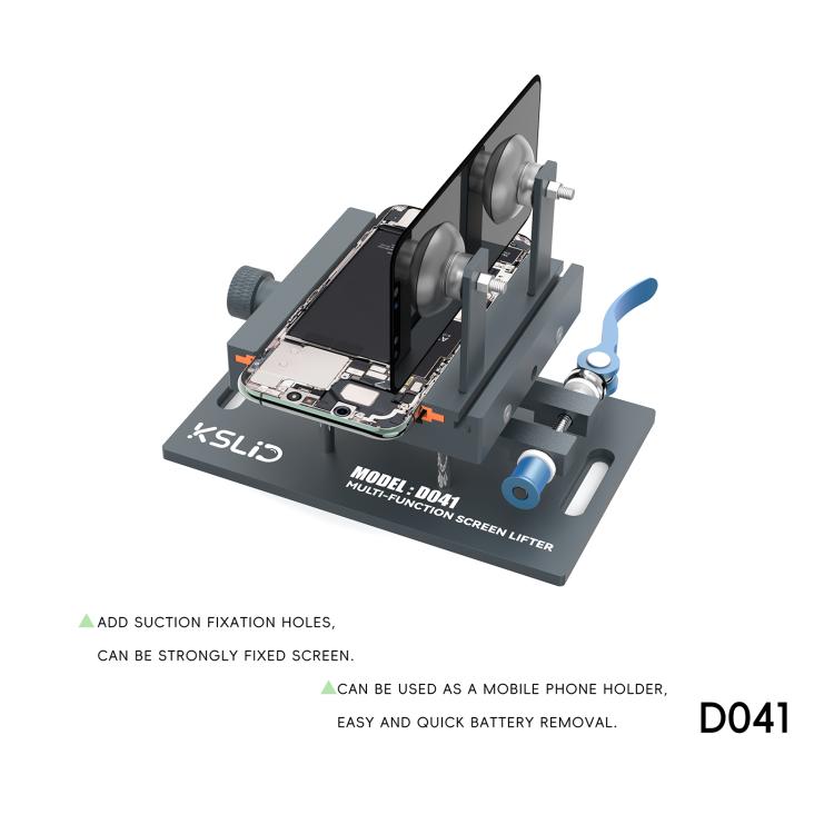 Support de fixation universel rotatif à 360° pour téléphone portable Kslid D041 avec ventouse latérale, D041
