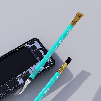 Ensemble de lames à gratter 3D pour étain RF4 RF-KB11 et de brosses antistatiques pour enlever la colle, RF-KB11