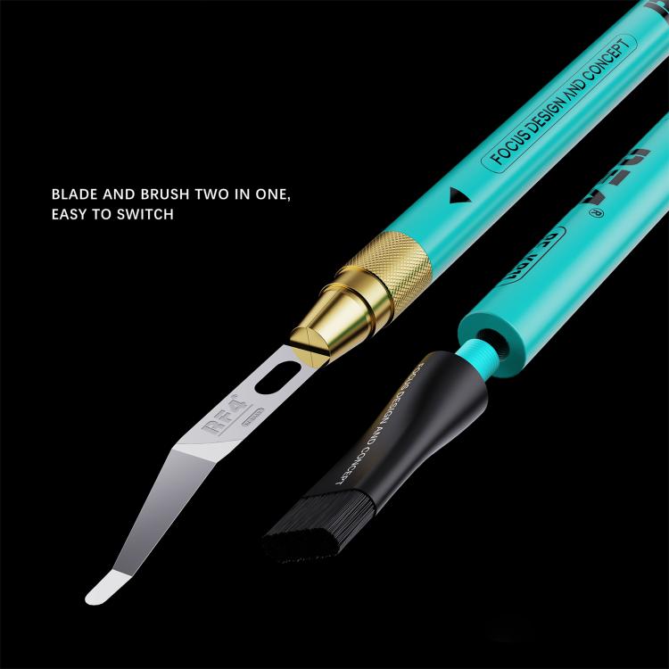 Ensemble de lames à gratter 3D pour étain RF4 RF-KB11 et de brosses antistatiques pour enlever la colle, RF-KB11