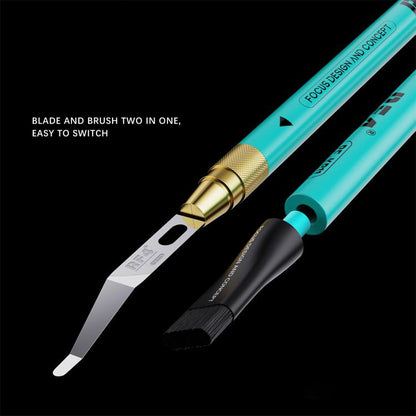 Ensemble de lames à gratter 3D pour étain RF4 RF-KB11 et de brosses antistatiques pour enlever la colle, RF-KB11