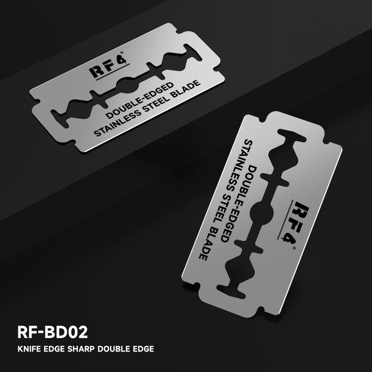 RF4 RF-BD02 100 lames double face en acier inoxydable pour le décollage d'écrans, de cadres et de colle, RF-BD02