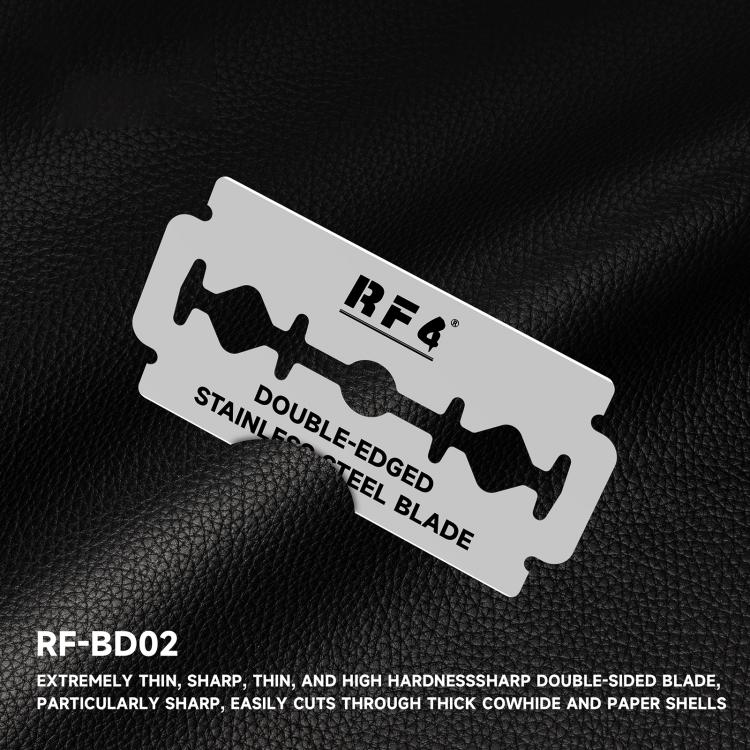 RF4 RF-BD02 100 lames double face en acier inoxydable pour le décollage d'écrans, de cadres et de colle, RF-BD02
