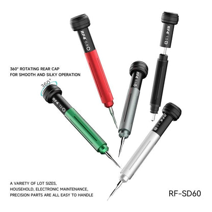Tournevis RF4 RF-SD60 5 en 1 et brise-vitre pour la réparation de téléphones portables, RF-SD60