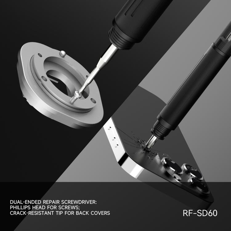 Tournevis RF4 RF-SD60 5 en 1 et brise-vitre pour la réparation de téléphones portables, RF-SD60