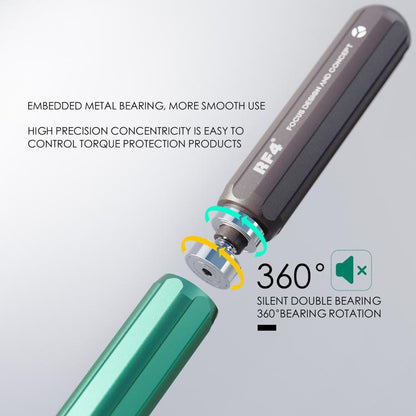 Tournevis magnétique de précision 5 en 1 RF4 RF-SD10 en acier S2 ultra-dur pour le démontage et la réparation de téléphones, RF-SD10