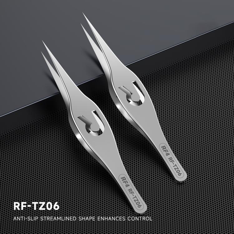 Pince à épiler à corps large en alliage ultrafin de haute précision RF4 RF-TZ06, RF-TZ06